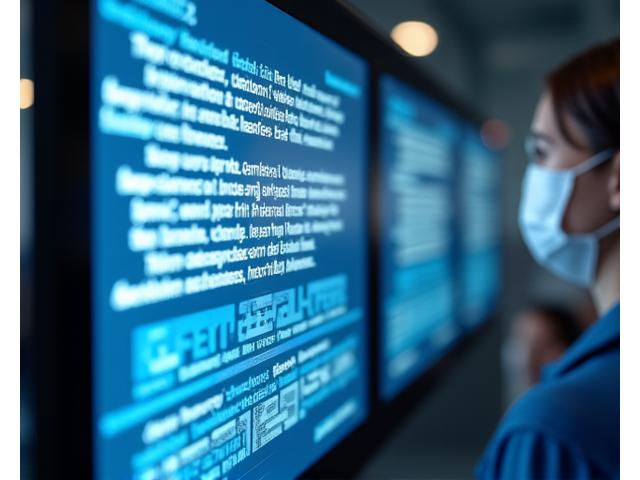 AIがテキストのフォントサイズやコントラストを動的に調整している画面の比較デモ